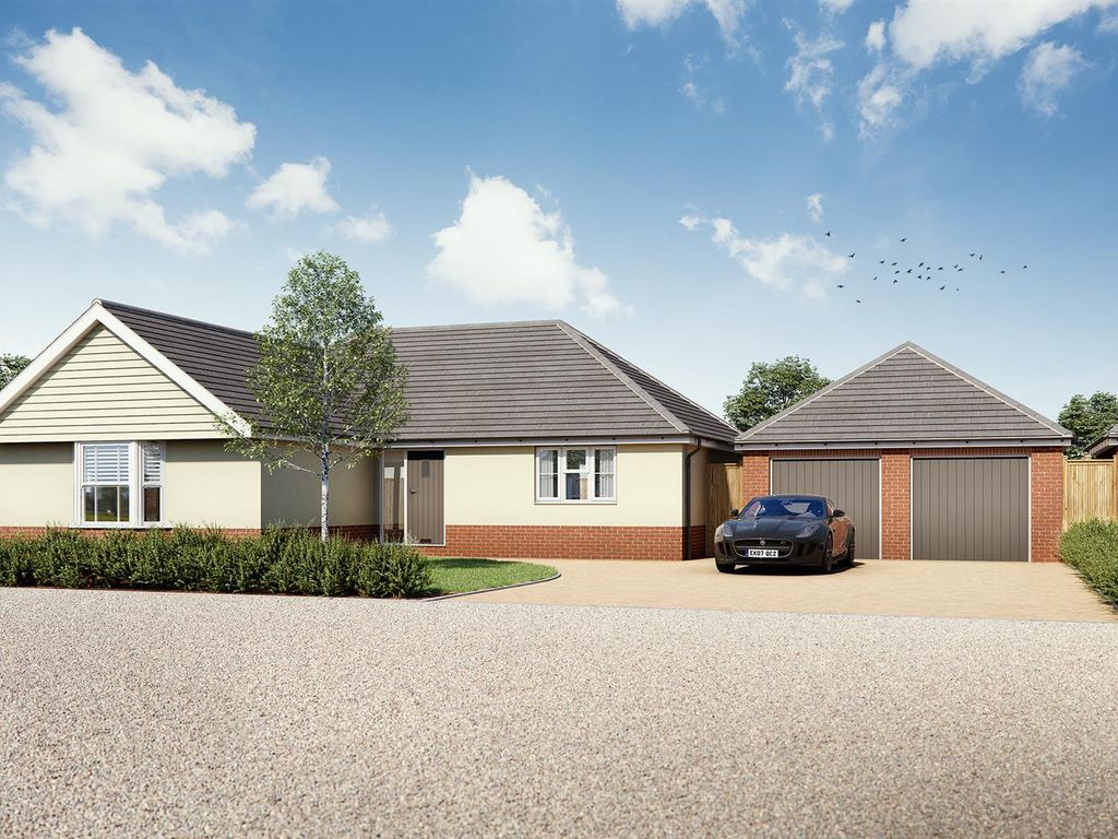 New home, 3 bed detached bungalow for sale in Windmill Road, Bradfield, Manningtree CO11, £650,000