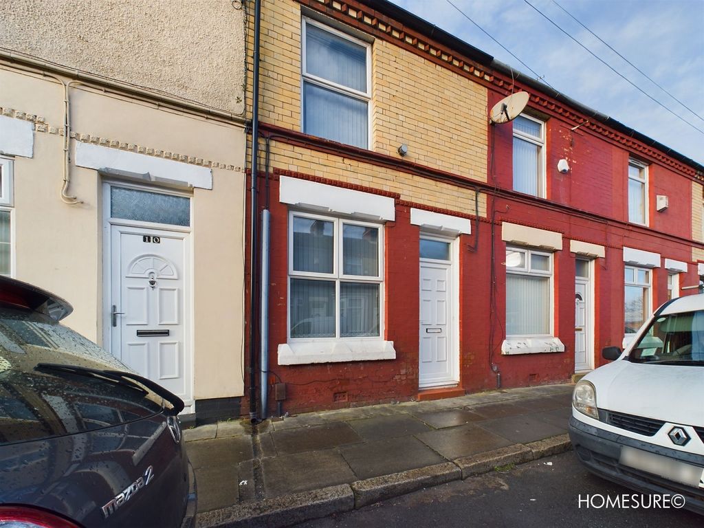 2 bed terraced house for sale in Fourth Avenue, Liverpool L9, £100,000