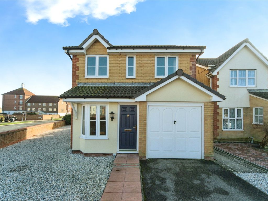 3 bed detached house for sale in Quebec Close, Eastbourne, East Sussex BN23, £375,000