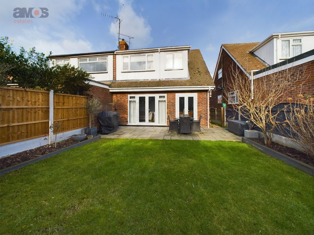 4 bed semi-detached house for sale in Creek View Avenue, Hullbridge, Essex SS5, £375,000