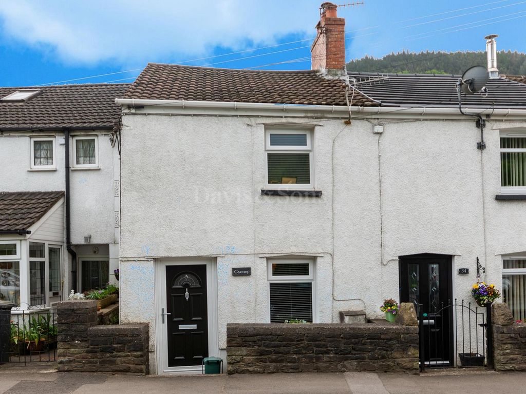 2 bed end terrace house for sale in Twyncarn Road, Pontywaun, Cross Keys, Newport. NP11, £160,000