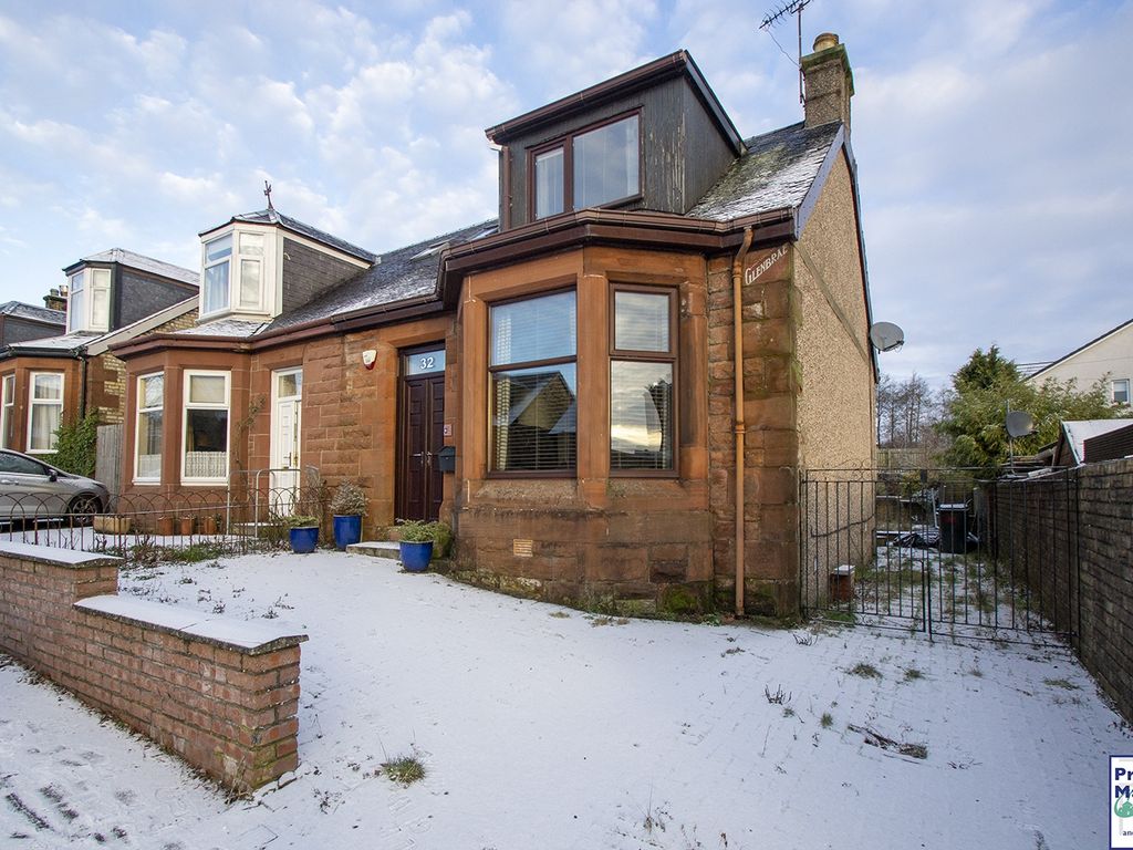 2 bed semi-detached house for sale in Rennie Street, Kilmarnock KA1, £139,995