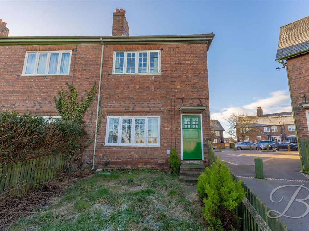 3 bed end terrace house for sale in Model Village, Creswell, Worksop S80, £120,000