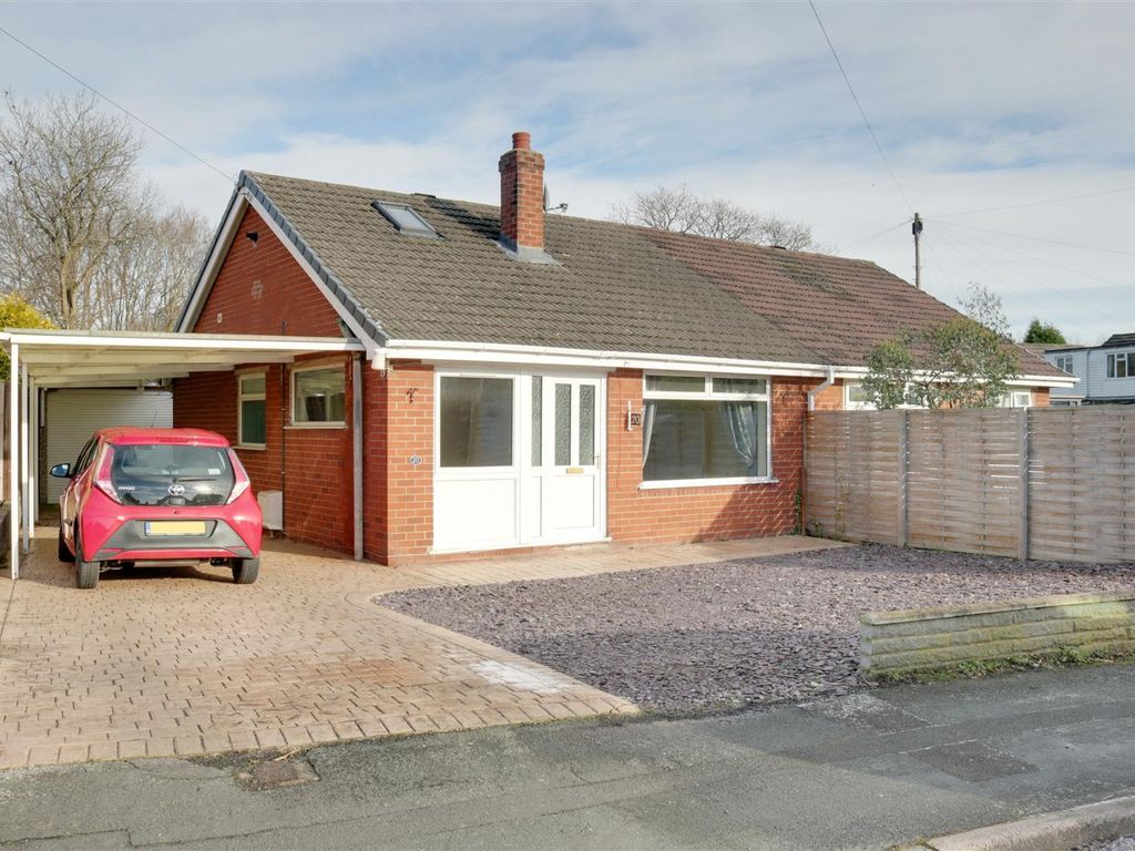 3 bed semi-detached bungalow for sale in Sycamore Avenue, Rode Heath, Stoke-On-Trent ST7, £190,000