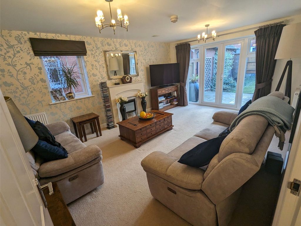 4 bed detached house for sale in Bexley Drive, Church Gresley, Swadlincote, Derbyshire DE11, £400,000