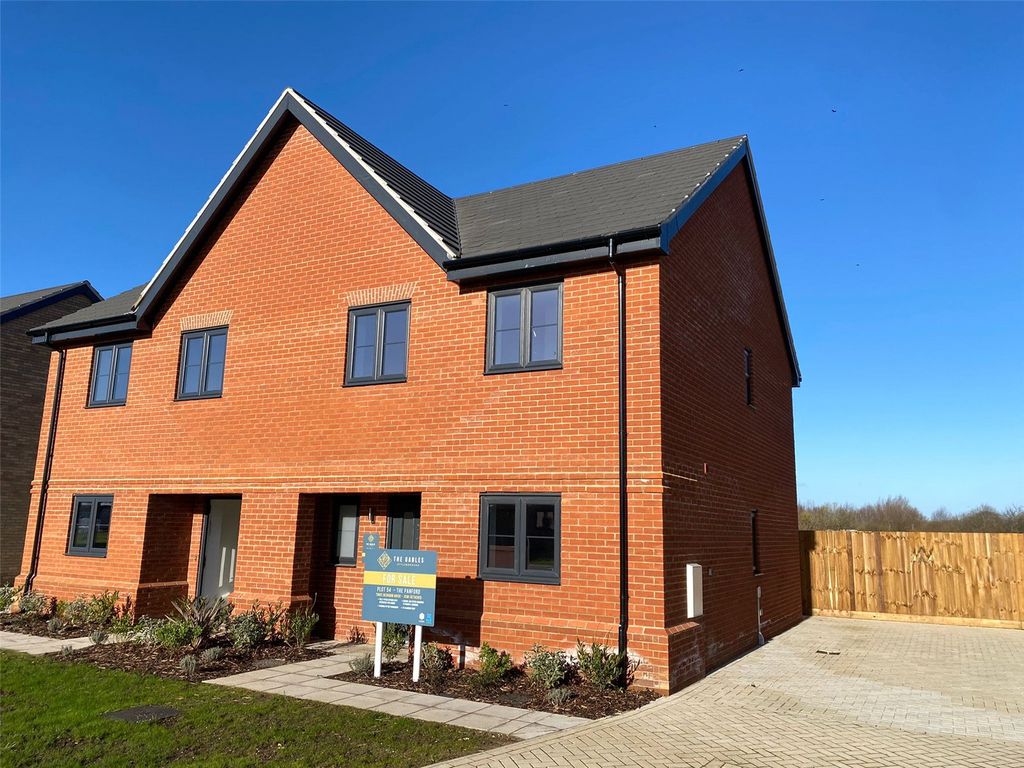 New home, Semi-detached house for sale in Plot 54, The Gables, Norwich Road, Attleborough NR17, £289,950