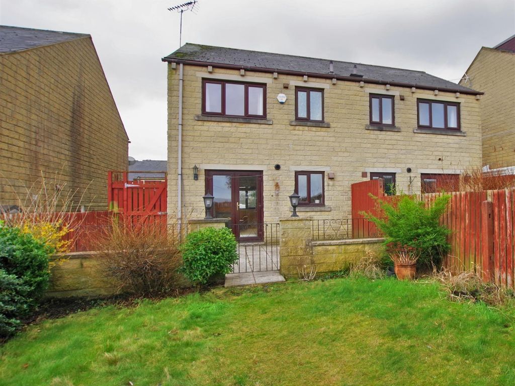 2 bed semi-detached house for sale in Bradley View, Holywell Green, Halifax HX4, £180,000