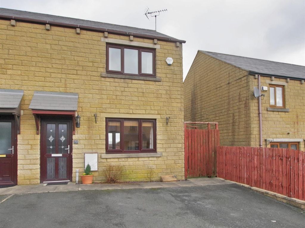 2 bed semi-detached house for sale in Bradley View, Holywell Green, Halifax HX4, £180,000