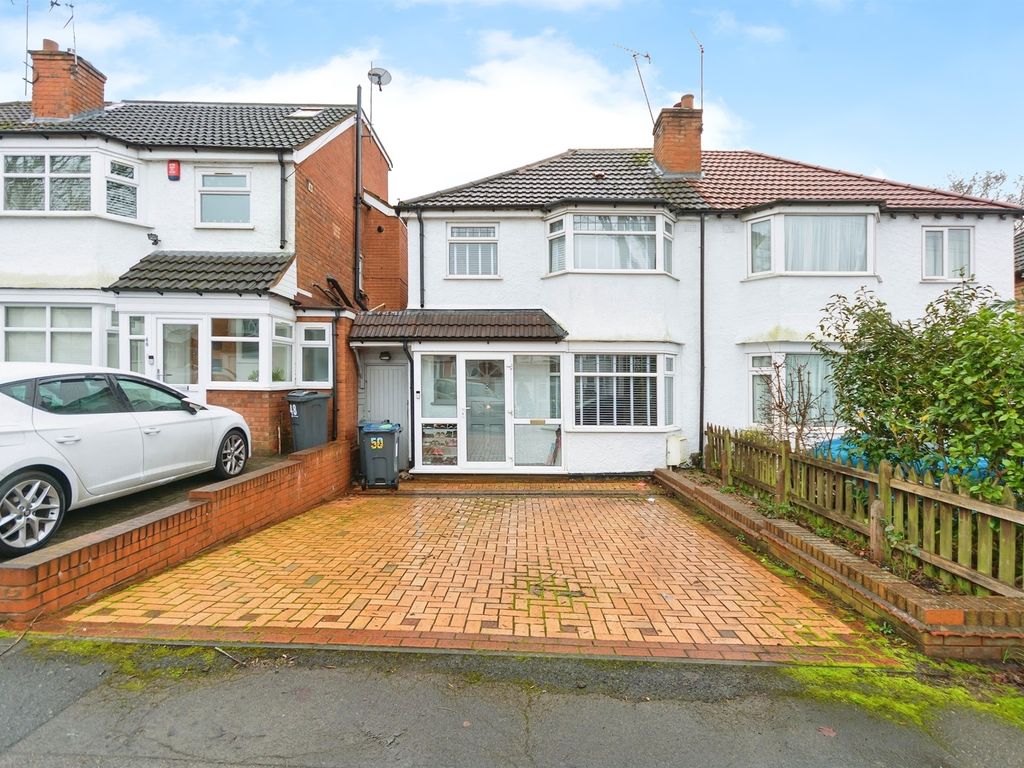 3 bed semi-detached house for sale in Cubley Road, Hall Green, Birmingham B28, £325,000