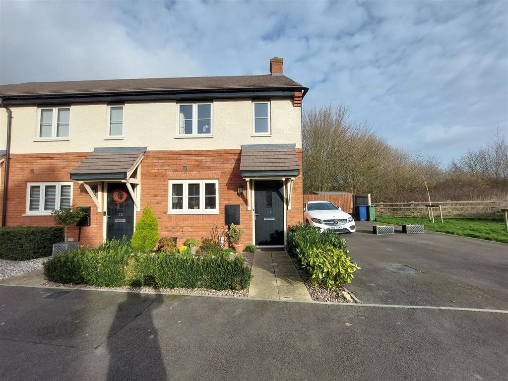 2 bed semi-detached house for sale in Bluebell Road, Walton Cardiff, Tewkesbury GL20, £130,000