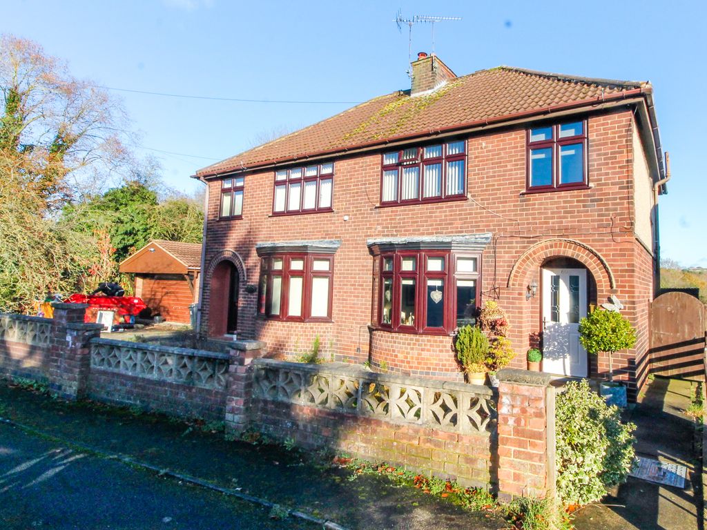 3 bed semi-detached house for sale in Plumptre Road, Langley Mill NG16, £185,000
