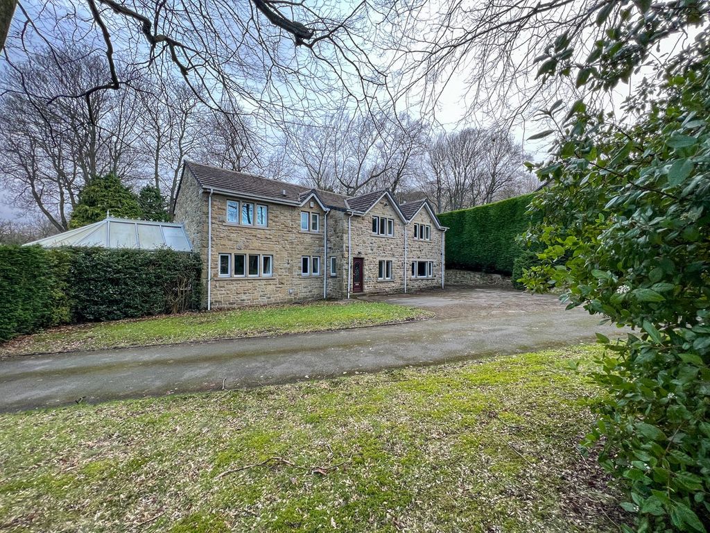 6 bed detached house for sale in Station Road, Honley, Holmfirth HD9, £750,000