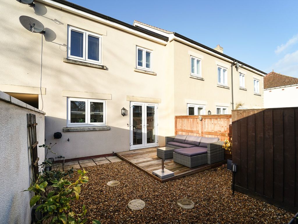 3 bed terraced house for sale in Bristol Road, Rooksbridge, Axbridge BS26, £250,000