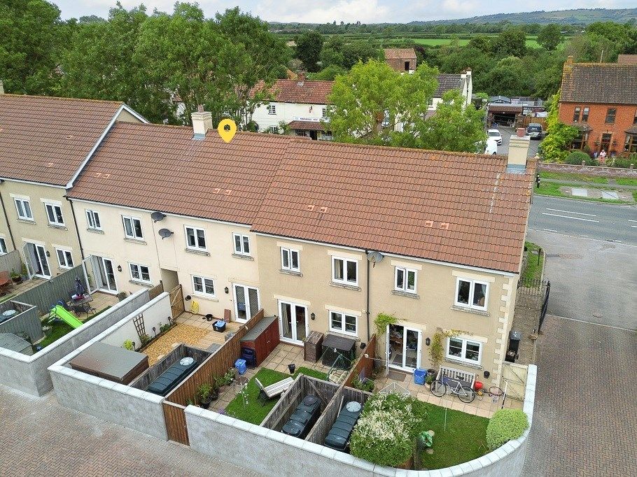 3 bed terraced house for sale in Bristol Road, Rooksbridge, Axbridge BS26, £250,000