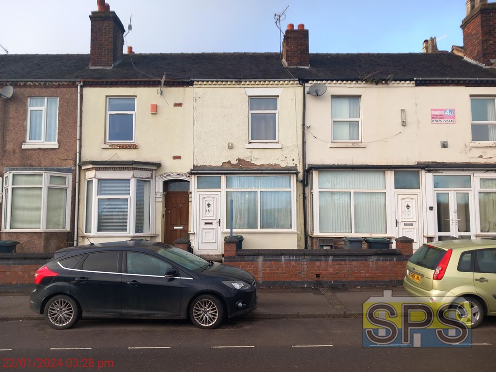 2 bed terraced house for sale in Leek Road, Stoke-On-Trent ST4, £107,950
