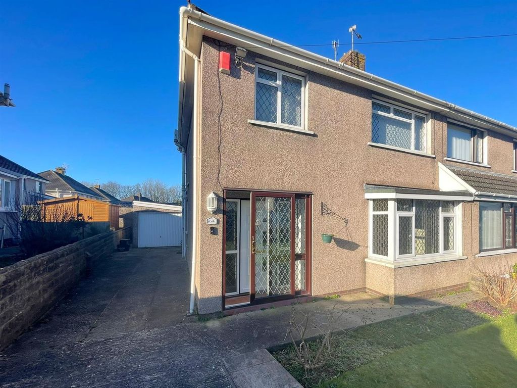 3 bed semi-detached house for sale in Heol Maendy, North Cornelly, Bridgend CF33, £220,000