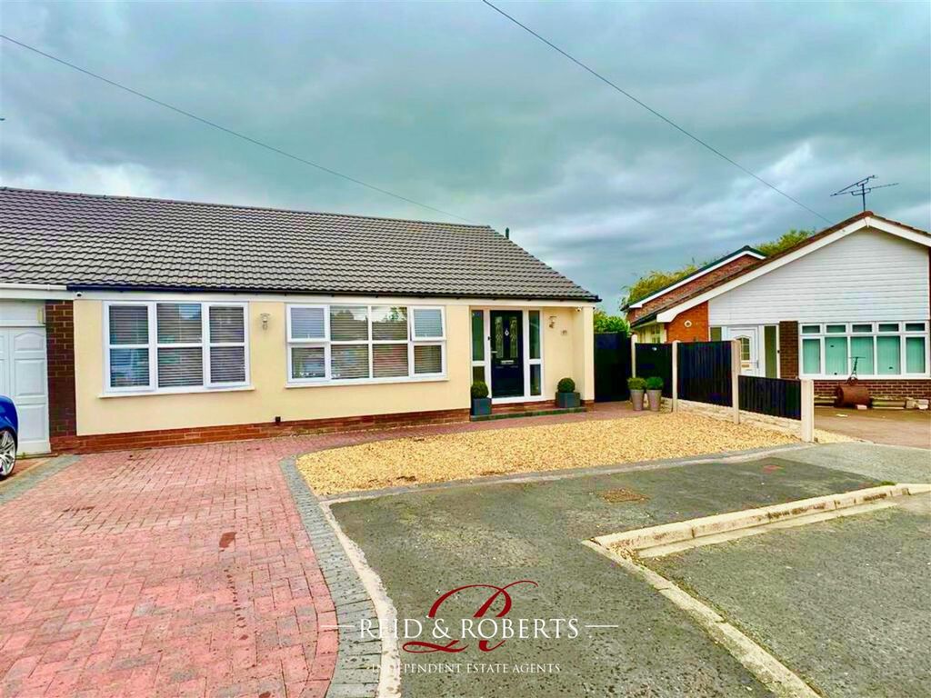 3 bed semi-detached bungalow for sale in Elwyn Drive, Marchwiel, Wrexham LL13, £275,000