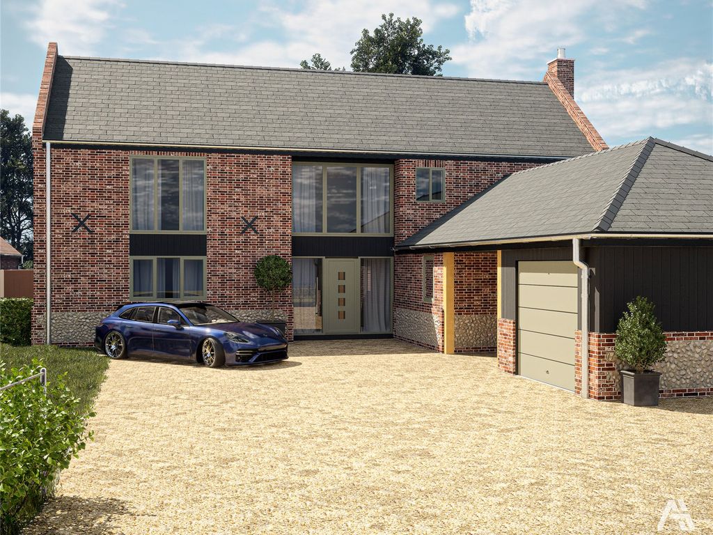 New home, Detached house for sale in Carbrooke, Norfolk IP25, £725,000