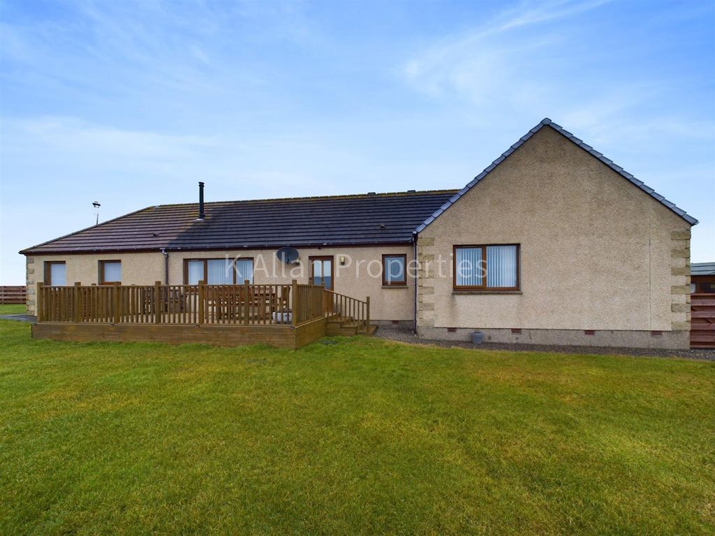 4 bed detached bungalow for sale in Kestrel View Lyth, By Wick, Caithness KW1, £310,000