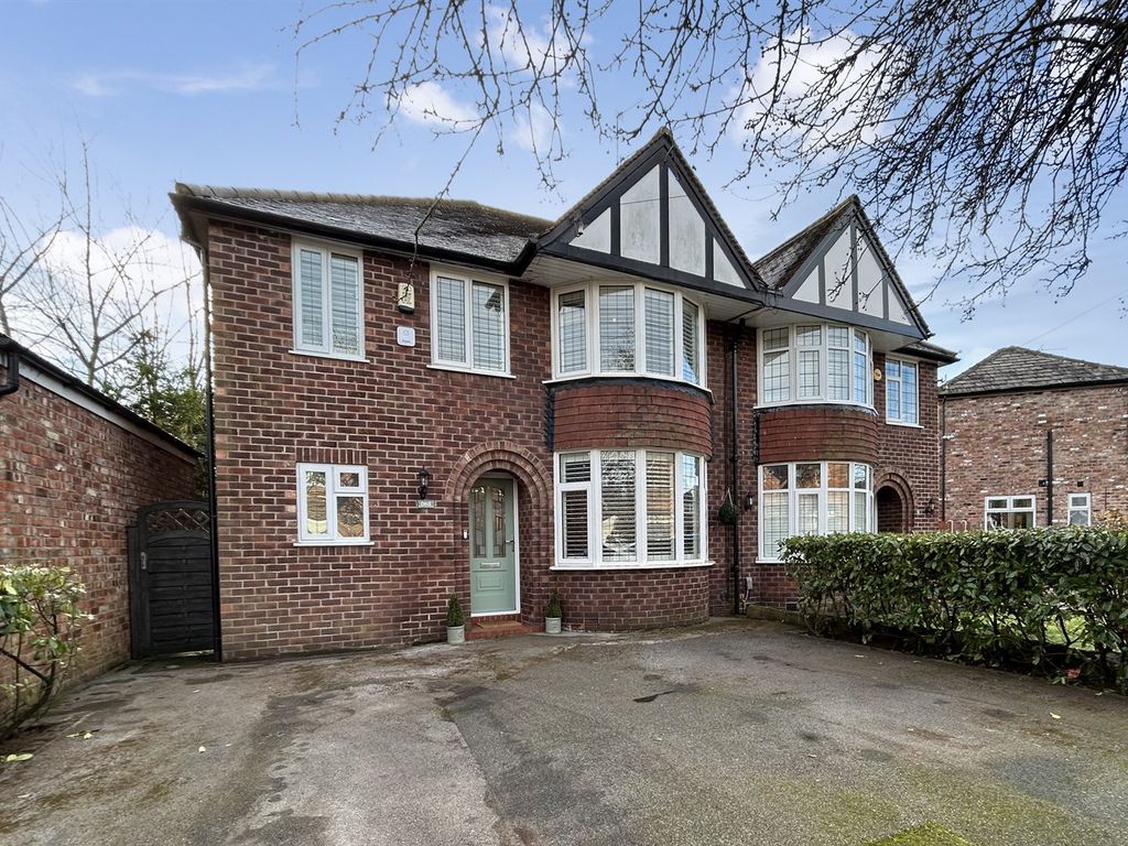 4 bed semi-detached house for sale in Windsor Avenue, Wilmslow SK9, £600,000