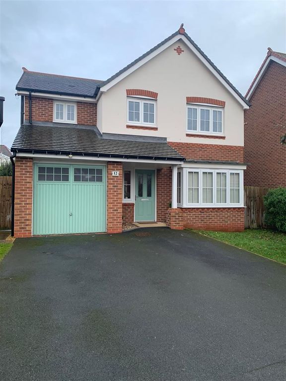 4 bed detached house for sale in Lon Elfod, Abergele LL22, £335,000