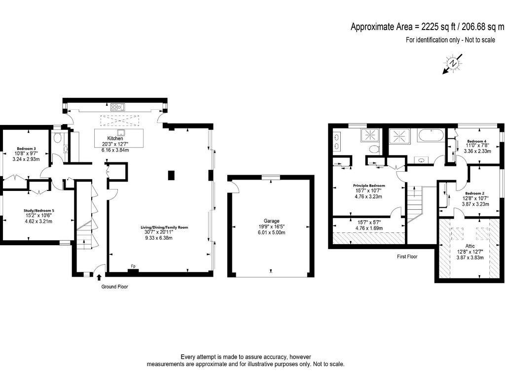 5 bed detached house for sale in Woodham, Surrey KT15, £1,250,000