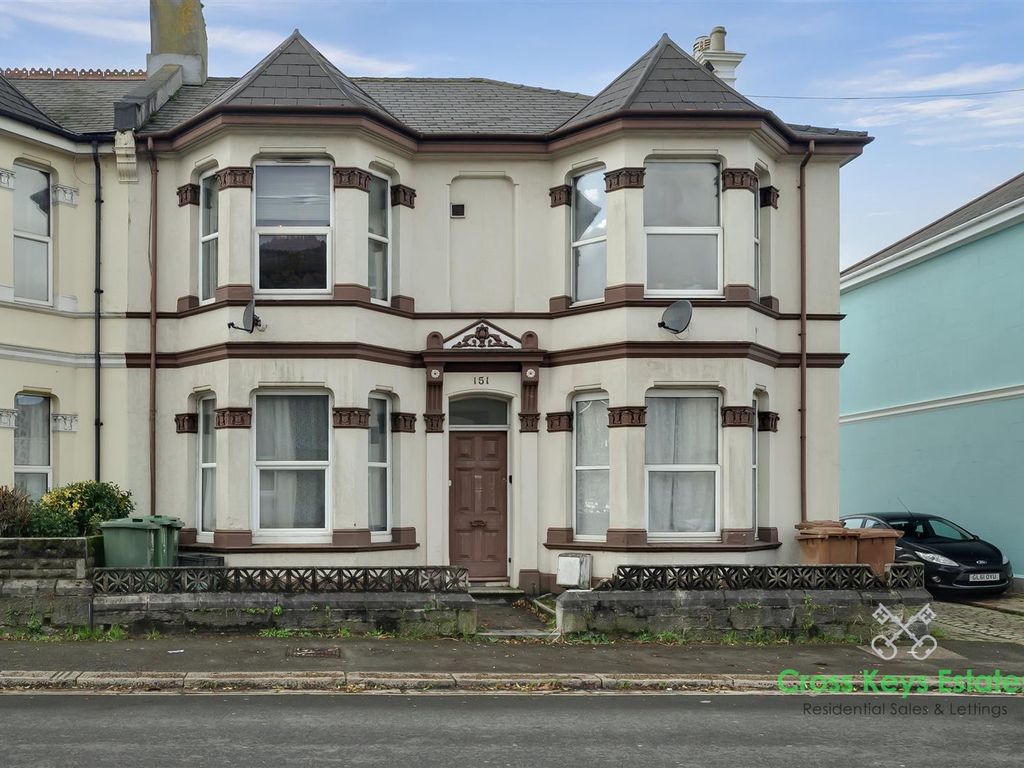 1 bed flat for sale in Molesworth Road, Stoke, Plymouth PL3, £80,000