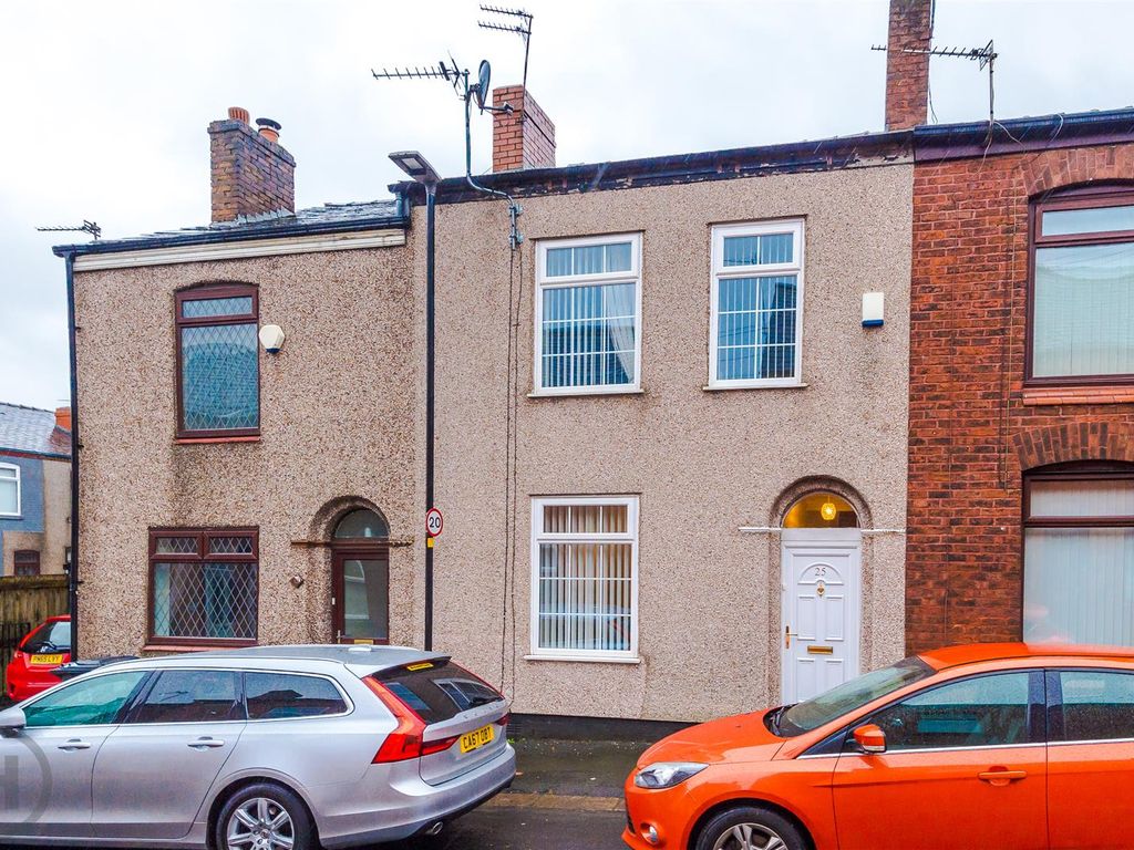 3 bed terraced house for sale in Johnson Street, Tyldesley, Manchester M29, £145,000