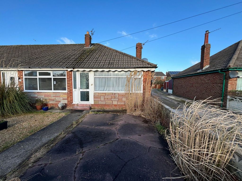 1 bed bungalow for sale in Northumberland Avenue, Cleveleys FY5, £125,000