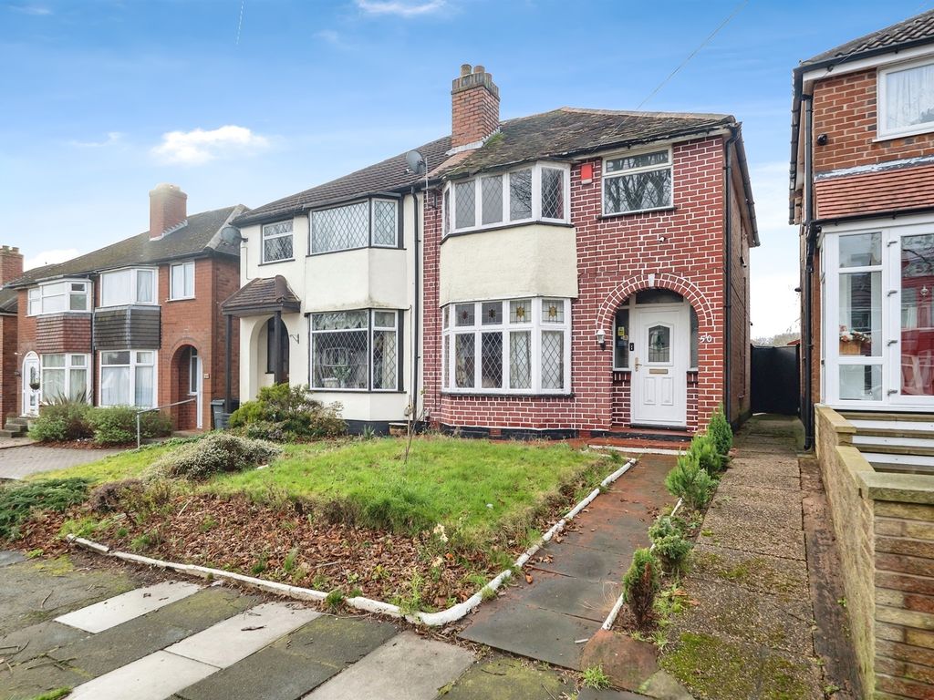 3 bed semi-detached house for sale in Duxford Road, Great Barr, Birmingham B42, £180,000