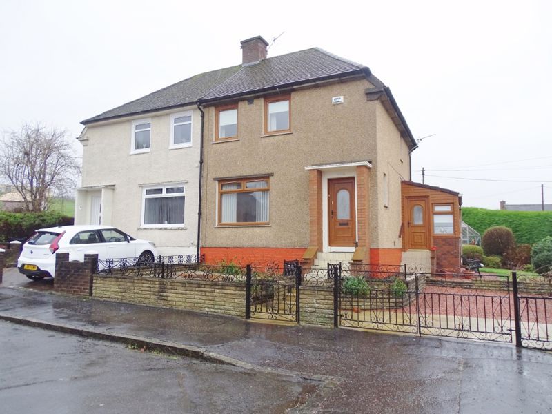 2 bed semi-detached house for sale in Park Crescent, Sauchie, Alloa FK10, £124,500