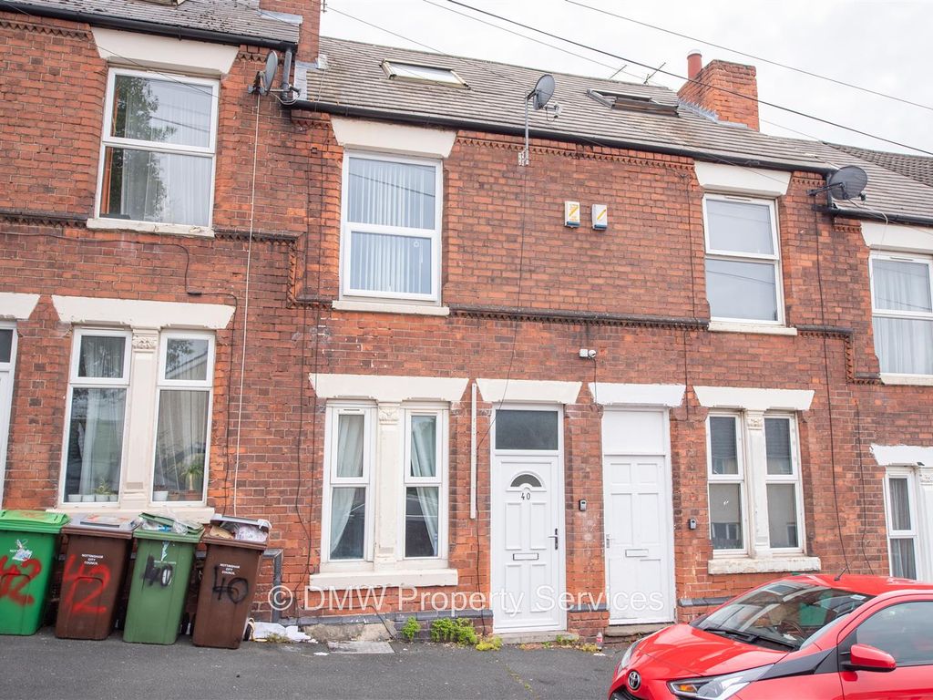 3 bed terraced house for sale in Leighton Street, Nottingham NG3, £149,950