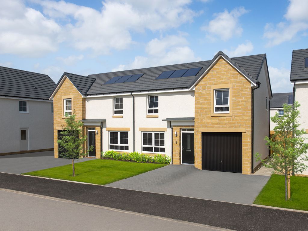 New home, 3 bed semi-detached house for sale in "Duart" at 1 Sequoia Grove, Cambusbarron, Stirling FK7, £329,995
