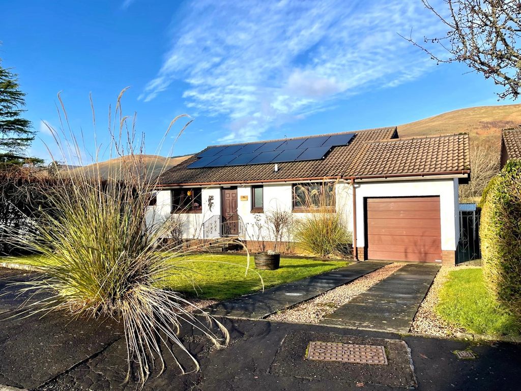 3 bed detached bungalow for sale in 12 Golf View, Muckhart FK14, £315,000