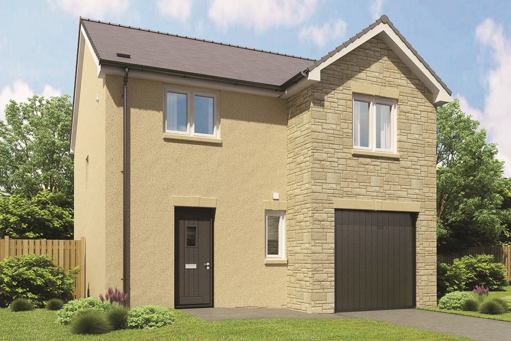 New home, 3 bed semi-detached house for sale in "The Chalmers - Plot 670" at Milton Bridge, Penicuik EH26, £318,000