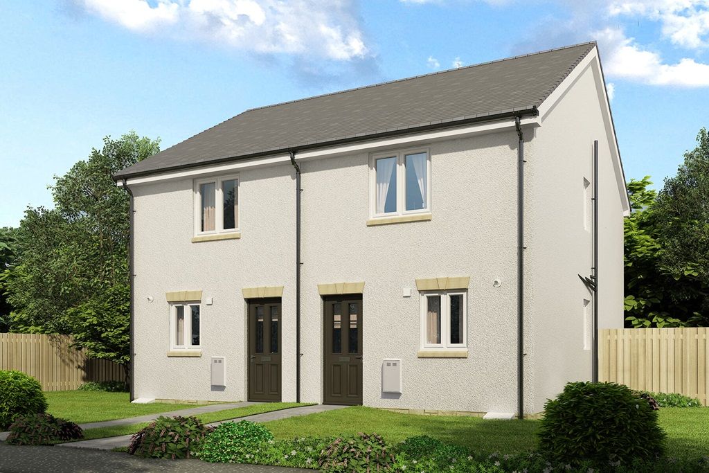 New home, 2 bed terraced house for sale in "The Andrew - Plot 89" at Bannerman Cruick, Edinburgh EH17, £254,000