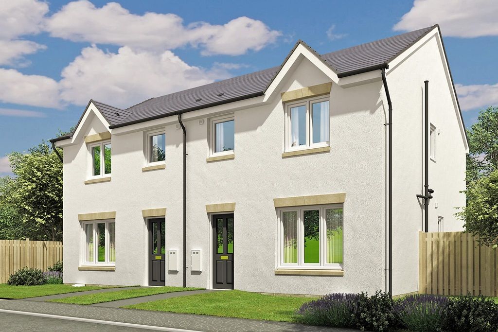 New home, 3 bed semi-detached house for sale in "The Blair - Plot 82" at Bannerman Cruick, Edinburgh EH17, £323,000