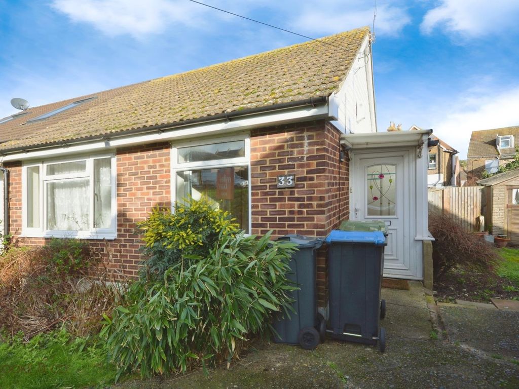 2 bed semi-detached bungalow for sale in Central Road, Ramsgate, Kent CT11, £200,000