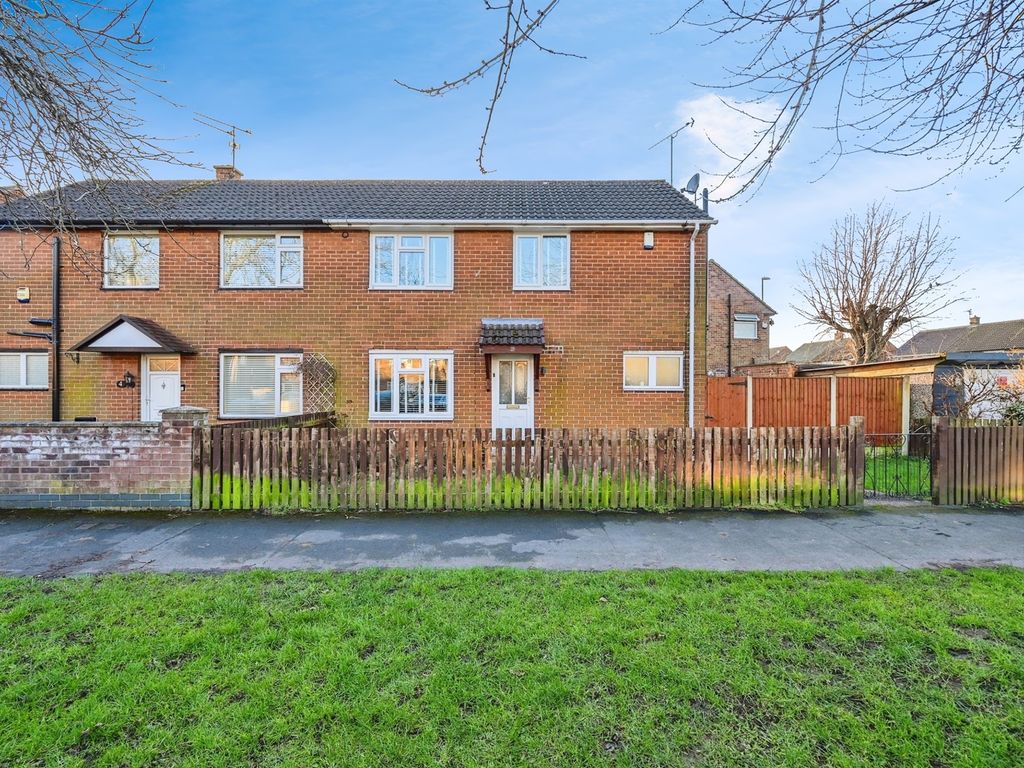 3 bed semi-detached house for sale in Rainham Gardens, Alvaston, Derby DE24, £190,000