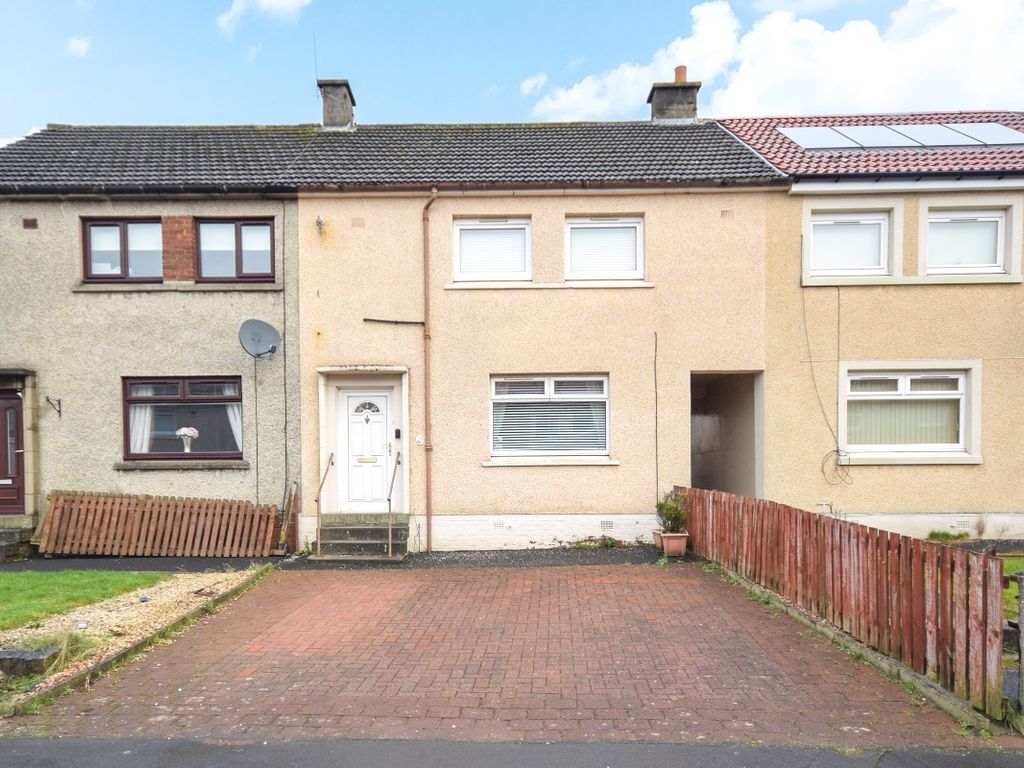 3 bed terraced house for sale in Nethan Avenue, Wishaw ML2, £105,000