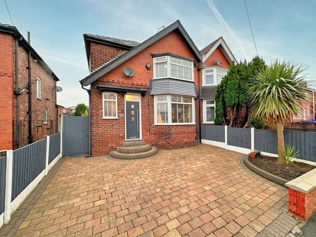 3 bed semi-detached house for sale in Branksome Drive, Salford M6, £350,000
