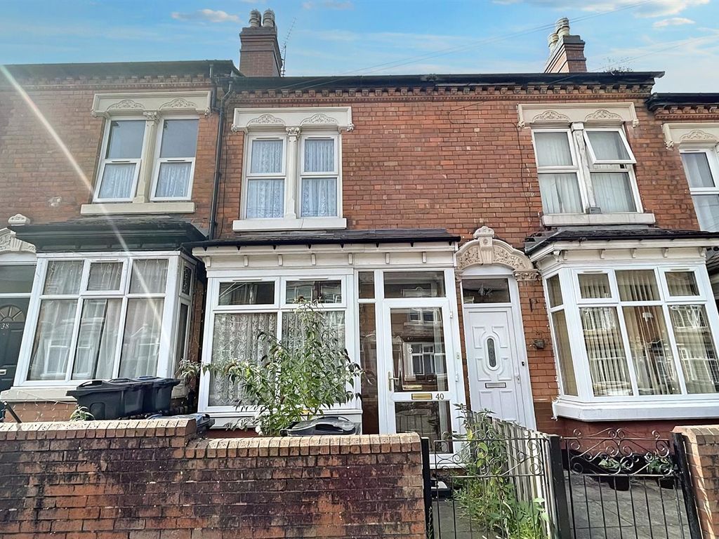 2 bed terraced house for sale in Laxey Road, Edgbaston, Birmingham B16, £140,000