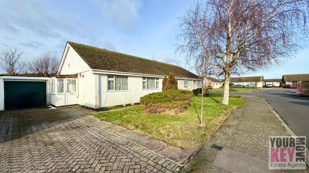 2 bed semi-detached bungalow for sale in The Fairway, Dymchurch, Kent TN29, £280,000