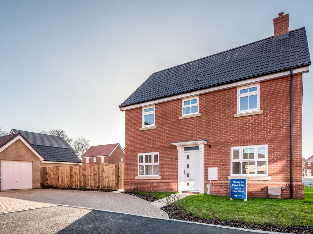 New home, 4 bed detached house for sale in London Road, The Langford, Plot 90, Attleborough NR17, £345,000
