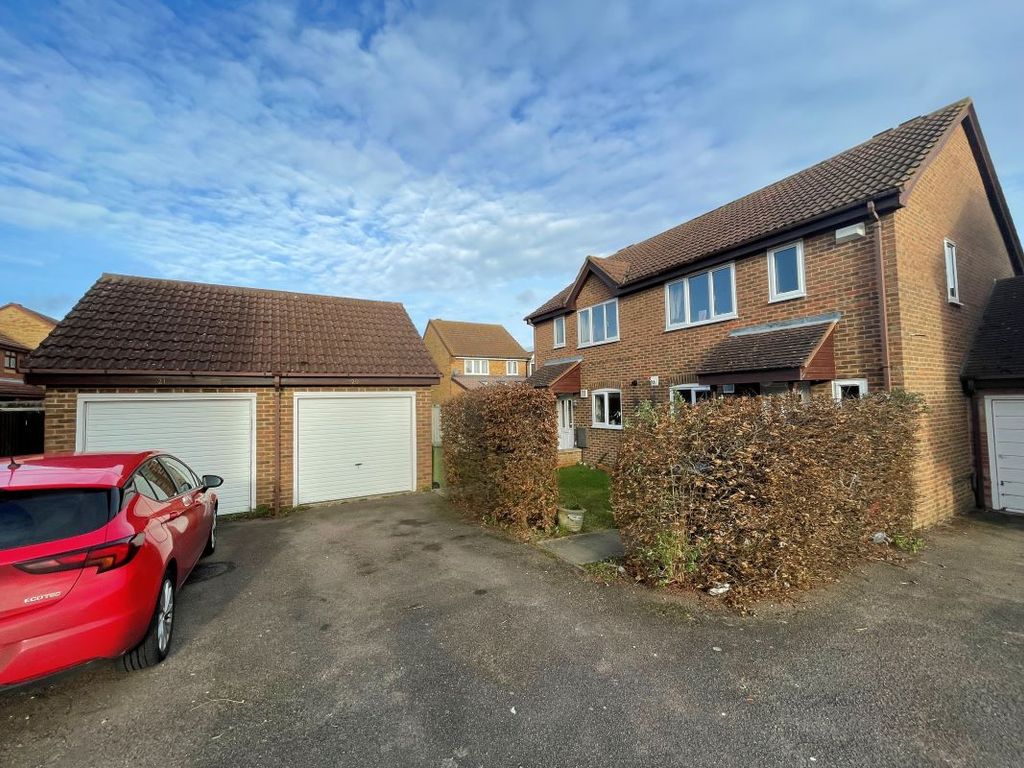 3 bed semi-detached house for sale in 21 Anding Close, Olney, Buckinghamshire MK46, £215,000
