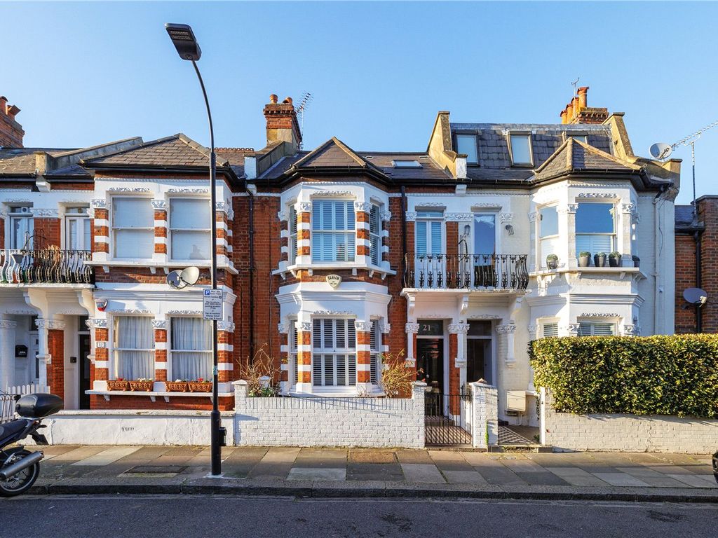4 bed terraced house for sale in Burnfoot Avenue, London SW6, £1,550,000