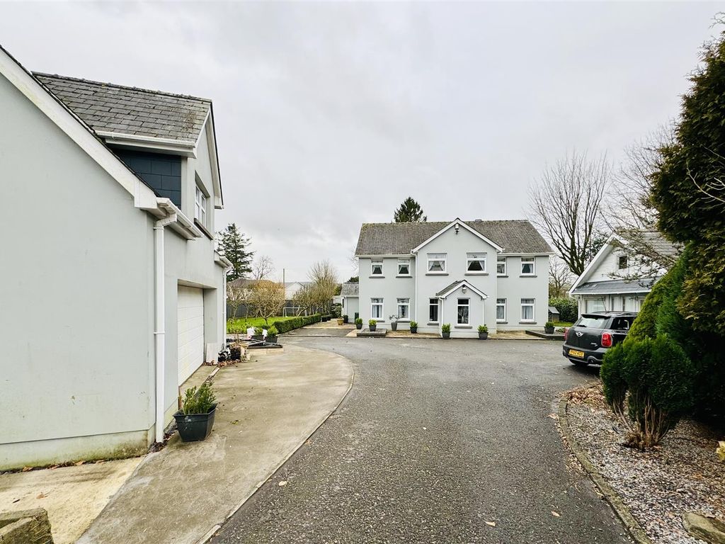 5 bed detached house for sale in Station Road, Nantgaredig, Carmarthen SA32, £850,000