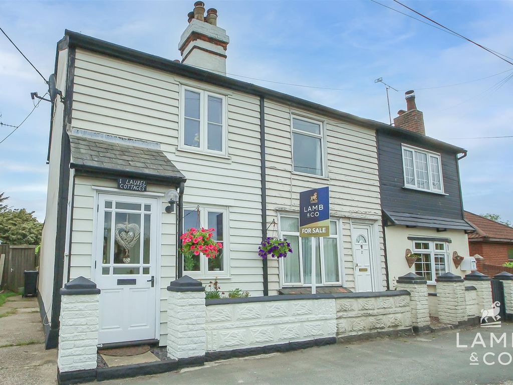 2 bed semi-detached house for sale in Clacton Road, Weeley Heath, Clacton-On-Sea CO16, £174,250
