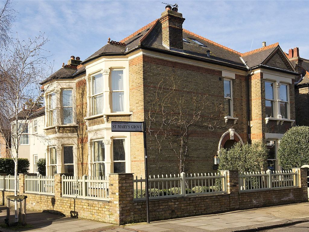 5 bed detached house for sale in St. Marys Grove, Grove Park, Chiswick, London W4, £2,500,000