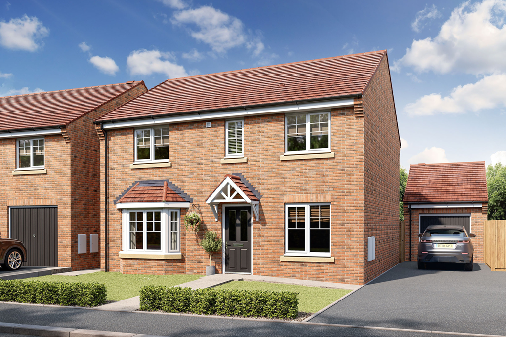 New home, 4 bed detached house for sale in "The Manford - Plot 41" at Flatts Lane, Normanby, Middlesbrough TS6, £319,995